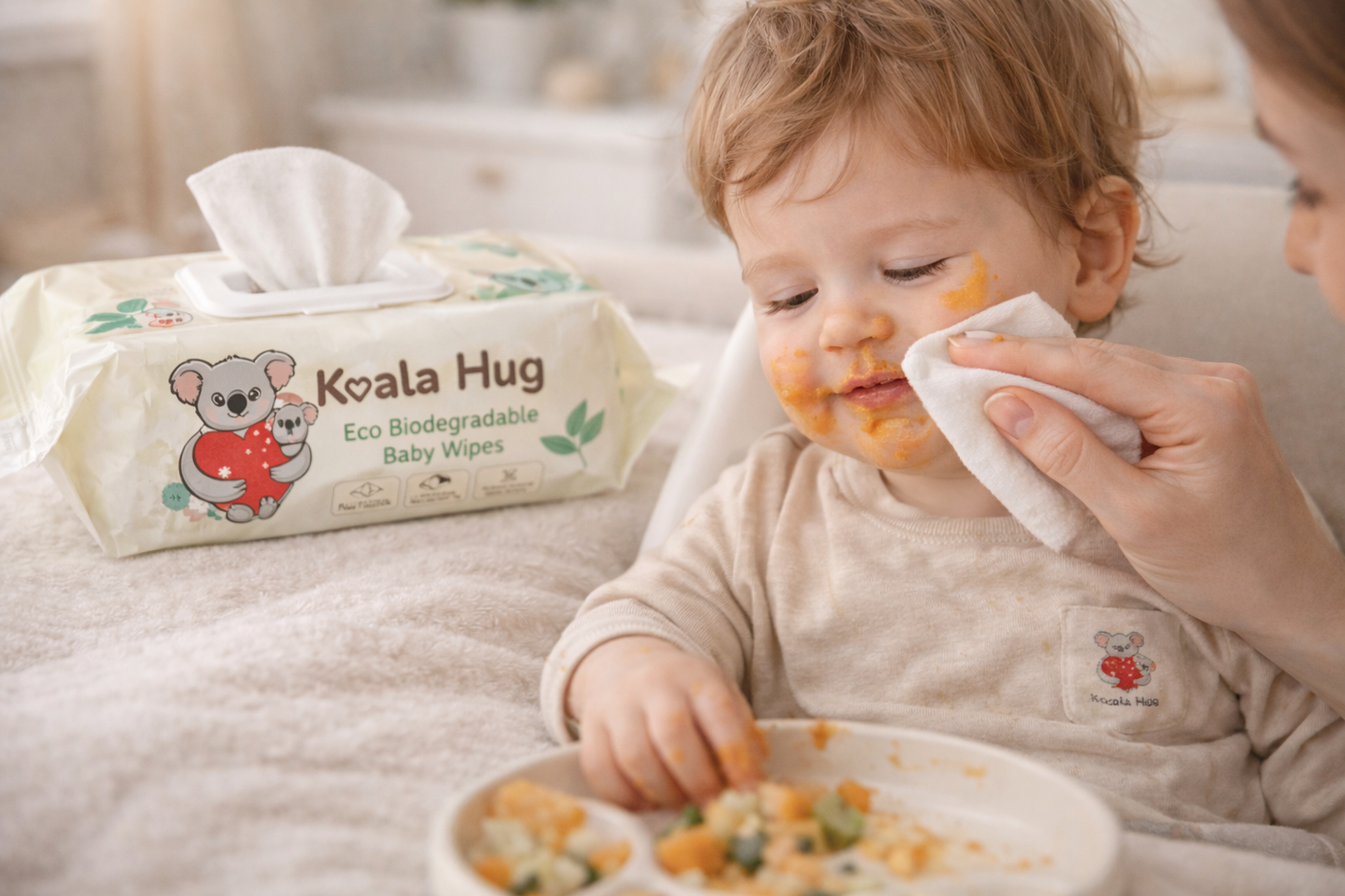 Koala Hub Eco Biodegradable Baby Wipes
